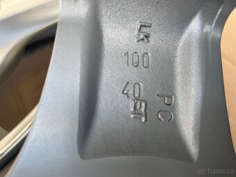 Alu kola 5x100. R15.Letni 195/55/15.Škoda,Vw,Audi,Seat - 6