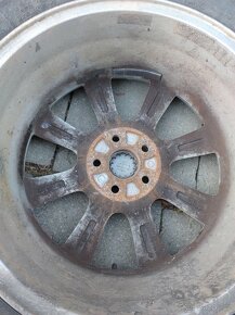 Alu kola Subaru 5x100 R16x6.5 + letní pneu 215/60 - 6