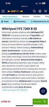 Pračka Whirlpool 7kg - 6