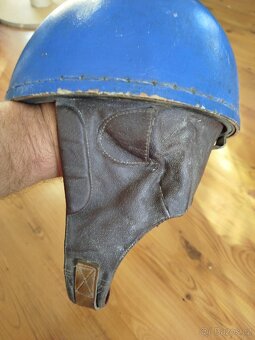 Stará dobová helma přilba kokos na veterán - 6