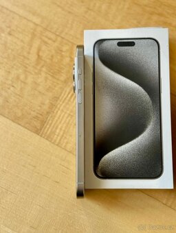 iPhone 15 Pro White Titanium BATERIE 100% TOP - 6