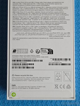 iPhone 16 Pro 256GB černý NOVÝ NEROZBALENÝ - 6