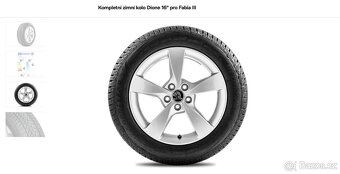 NOVÁ zimní sada ŠKODA Fabia 3,Rapid 5x100 R16 pneu 215/45/16 - 6