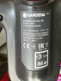 Aku mulčovací sekačka GARDENA - 6