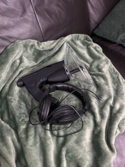 Parabolický mikrofon na poslech přírody + sluchátka - 6