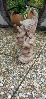 Zahradní dekorace- Trpaslík dřevorubec - 6