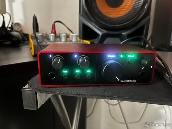 Focusrite Scarlett Solo Studio+mix.pult+akustický panel - 6