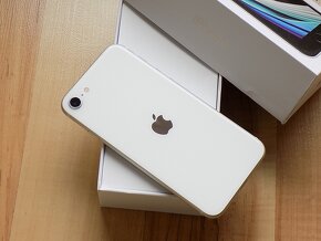 APPLE iPhone SE 2020 128GB White - ZÁRUKA - TOP STAV-100%bat - 6