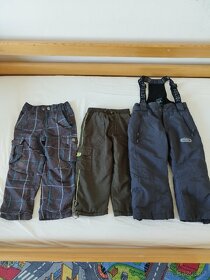 Zimní zateplené kalhoty vel. 98 - 2x - 6