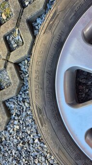 sada 4ks zimních pneu+alu Barum polaris 5,205x55x16, 91T, 7J - 6