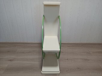 Zajímavý starožitný květinový stojan ART DECO - 6