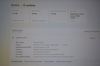 Dell Pro 16 Ryzen5/16GB/SSD 512GB NVMe/Záruka - 6