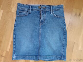 Riflová bunda + sukňa - 6