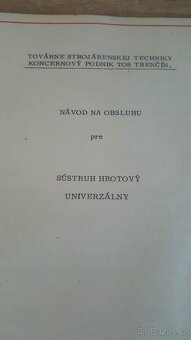 Návod Soustruh SUI 40-50 - 6