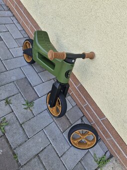 Odrážedlo Funny Wheels Rider SuperSport khaki 2v1 - 6