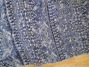 Modro-bílé vzdušné šaty vel. XXL - XXXL - 6