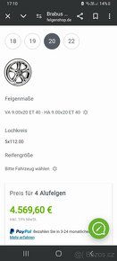 Brabus Monoblock Q 9J 9.5J R20 et45 5x112 - 6