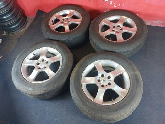 ALU disky originál Hyundai 5x114,3 R17 s letními pneu 235/65 - 6