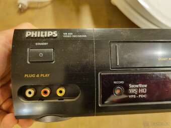 Prodám video rekordér Philips VR 605 + ovladač - 6