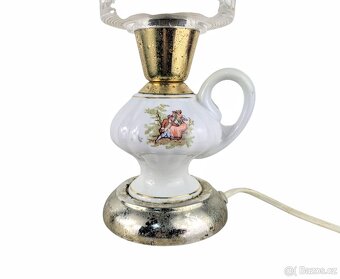 Retro porcelánová lampička Polam - 6