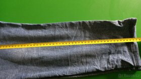 Kalhoty z teplákové rifloviny vel. L - 6