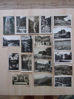 STARÉ POHLEDNICE - MALÝ i VELKÝ FORMÁT - RŮZNÉ - 51 kusů - 6