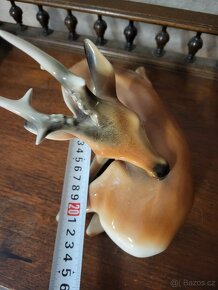 Soška srnec - Royal Dux - 6