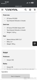 Canyon Sender CF 7.0 M Carbon - 6