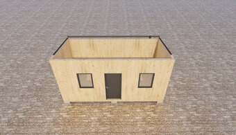 Kontejner 6x3x3, chata, kancelář, tiny hous - 6