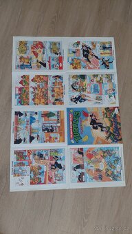 3 x plakátový komiks Želvy Ninja rok 1992 - 6