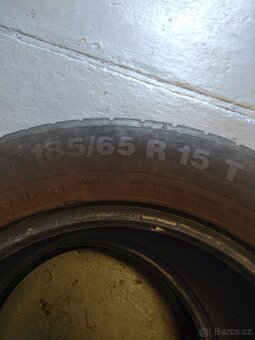 2x letní pneu 185/65 R15. Continental. - 6