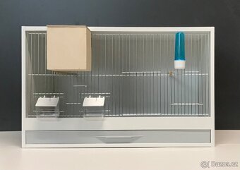 Levné bednové klece z bílého lamina - 6