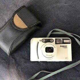 kompaktní fotoaparát na film PORST V2001 + pouzdro a baterie - 6