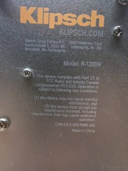 Subwoofer klipsch - 6