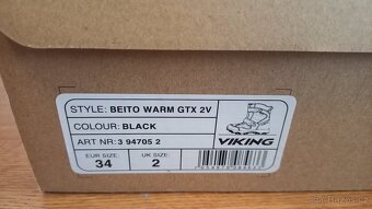 Detske boty Viking 34 Goretex cerne - 6