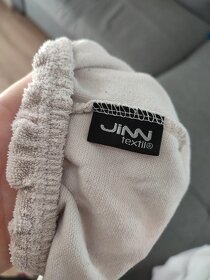 2x světle šedé froté prostěradlo - 6