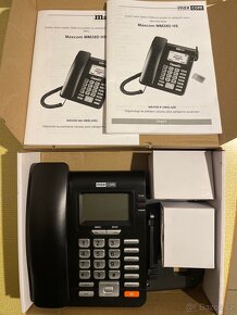 Stolní telefon se slotem pro SIM kartu, Maxcom - 6