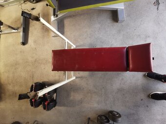 Prodám lavici na bench+osy a kotouče - 6