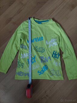 Sada 3× tricko  dlouhy rukav vel.128 - 6