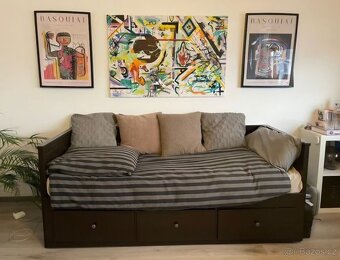 ROZKLÁDACÍ POSTEL IKEA HEMNES S MATRACEMI - 6