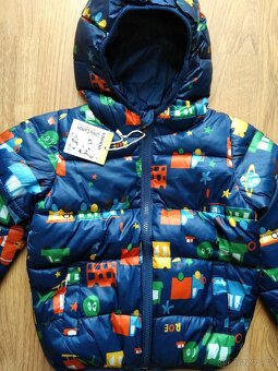 Nová přechodná bunda AUTÍČKA, vel.86/92 - 6