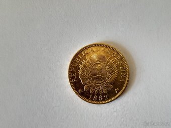 Zlatá mince Un Argentino (Cinco Pesos) - 6