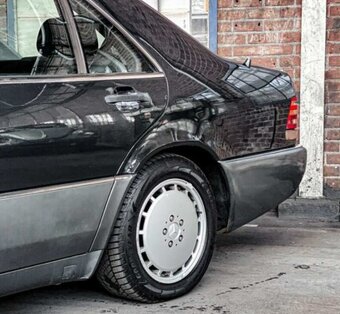 Mercedes Benz W140 Mamut - leštěné kanáldekly - 6