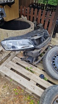 VW Passat B7 předek + z. víko šedá LK7X+ všechny dveře - 6