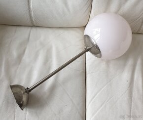 Retro lustr funkcionalismus - růžová koule na tyči - 6