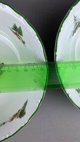 Sada misek na polévku, myslivecký porcelán - 6