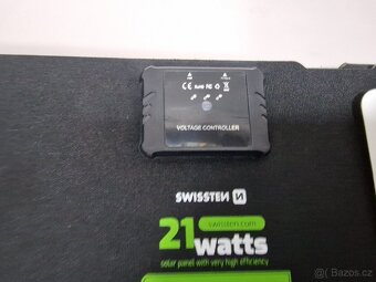 SWISSTEN Skládací solární panel 21W černo-zelený - 6