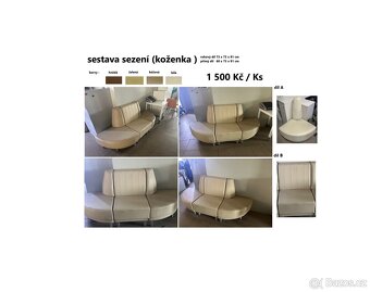 prodám segmentové koženkové sezení - 6
