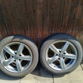 Alu kola 5x112 s pneu205 /55/16 zimni - 6