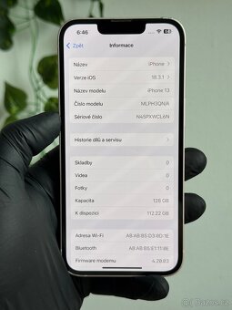 iPhone 13 128GB růžový - 100% baterie - 6